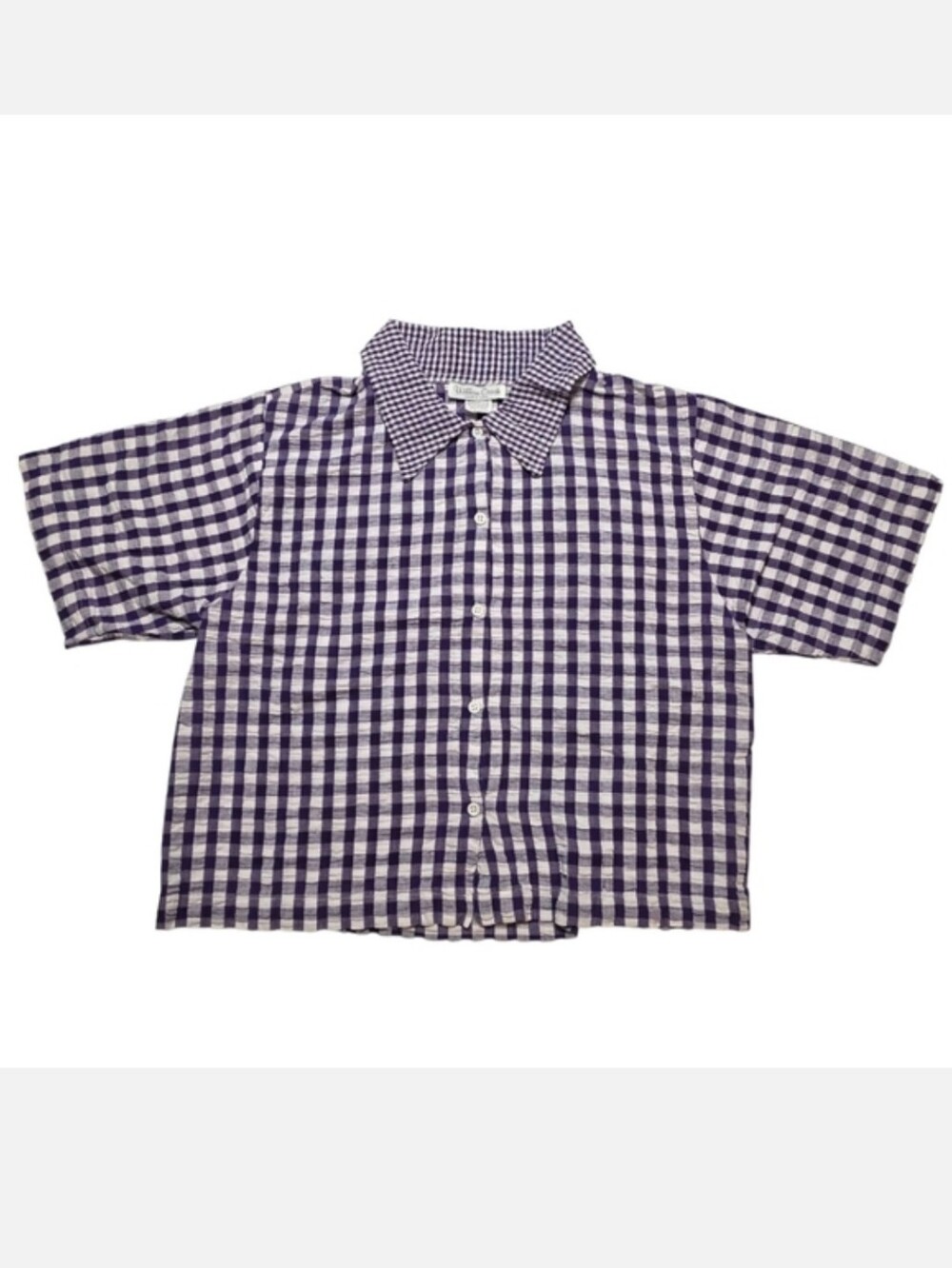 Willow Creek Pajamas Shirt & Shorts Loungewear Sleep Set Purple White Size Small - Picture 2 of 8